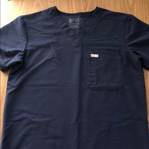 Navy Blue Figs Scrubs